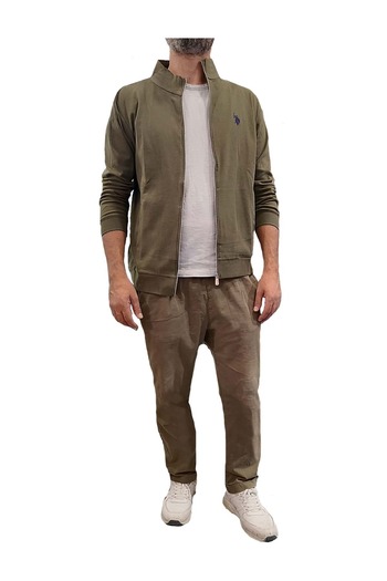 U.S. Polo Assn. ΠΟΛΟ Η.Π.Α 1667362   ΠΑΛΤΟ ΜΕ ΦΕΡΜΟΥΑΡ - KHAKI - XL - ST07691-KHAKI-XL