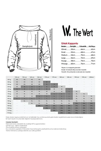 THEWERT Unisex Nirvana Angel Σχέδιο Μπροστινό Πίσω Τυπωμένο κανονικό λευκό φούτερ