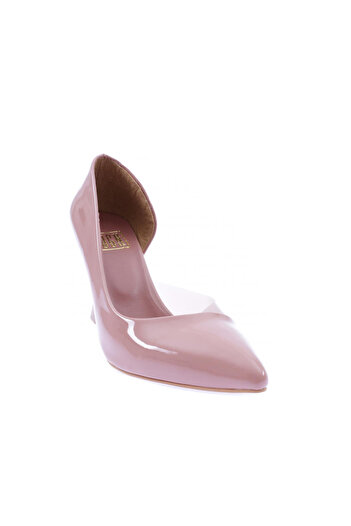 DGN 0653-22y Women's Pointed Toe, Low-cut, Side Transparent Long Heeled Shoes