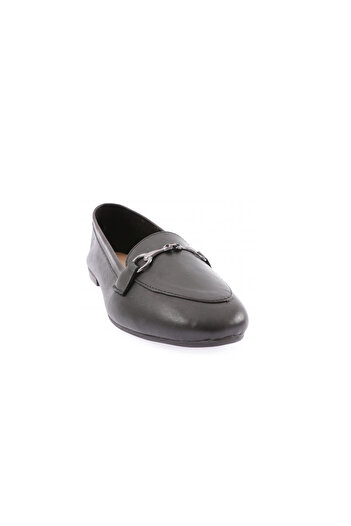 DGN Women's Iron Buckle Loafer Black 12232110