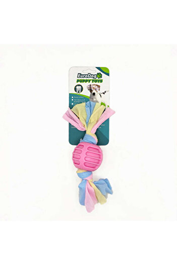 Eurodog Msa-Shop Puppy Toys Pink Small Ball Teething Toy.