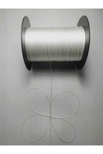Eskişehir hobi sanat 400 μέτρα 0,5 mm Λευκό κορδόνι χάντρας προσευχής