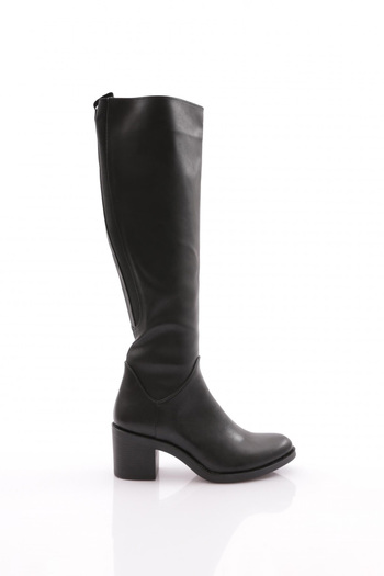 DGN Black Women's Heeled Boots - 531103138