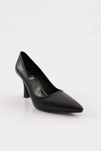 DGN Women's Pointed Toe Heeled Shoes Black 24123294