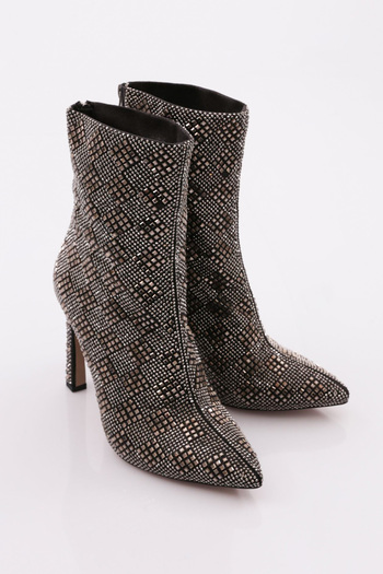 DGN Platinum Stone Women's Heeled Boots - 39533210