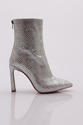 DGN Silver Stone Women's Heeled Boots - 39533210