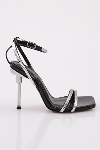DGN 1273 Model Women's Ankle Strap Heeled Shoes