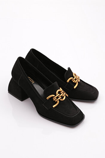 DGN 351 Model Women's Buckle Heeled Shoes