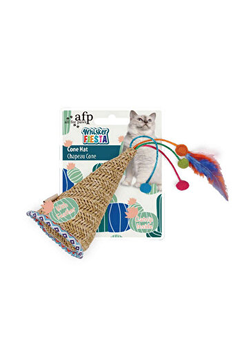 Afp Msa-Shop Whisker Fiesta - Straw Cone Hat Toy