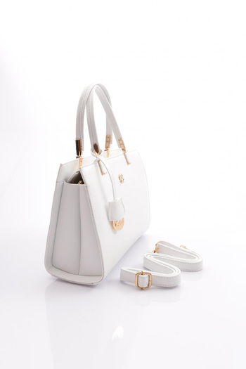 DGN Women's Bag with White Brooch - 6553434