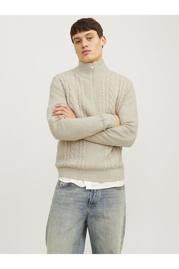 Jack & Jones Viertel-Reißverschluss Einfarbig Viertel-Reißverschluss
