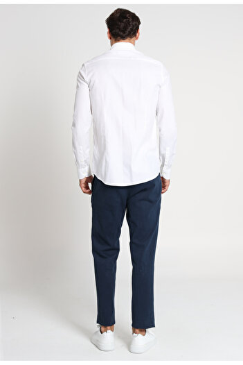 Lufian Olaw Spor Erkek Chino Pantolon Slim Fit Lacivert