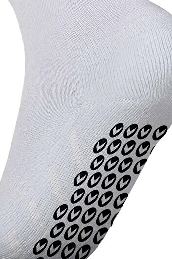hummel White Short Football Socks - Non-Slip Sole