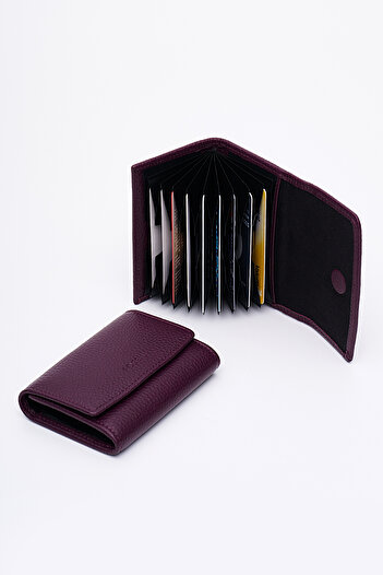 Fossil Genuine Real Leather Women's Card Holder Wallet 8010