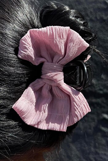TAKIŞTIR Lilac Color Ribbon Figured Peg Buckle