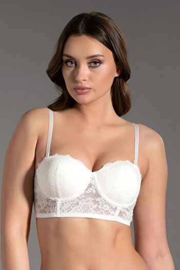 C&City Supported Strapless Bustier C15120 Ecru