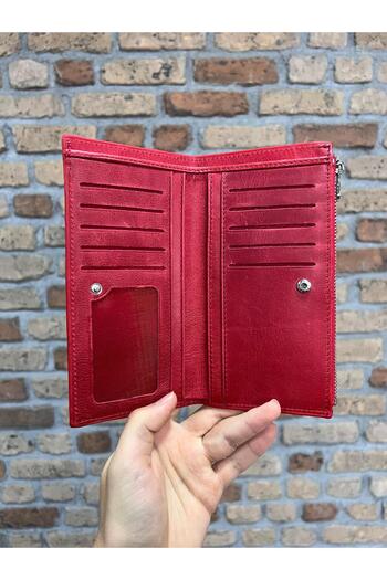 ÖzkanAccessory Crazy Leather Trend Wallet