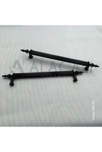 kayakulp Aluminum Luxury Pipe Luxury Handle 160mm Black (Cabinet Drawer Furniture Kitchen)