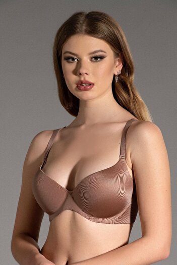 C&City Σουτιέν Laser Soft Cup Half Support C16040 Mink