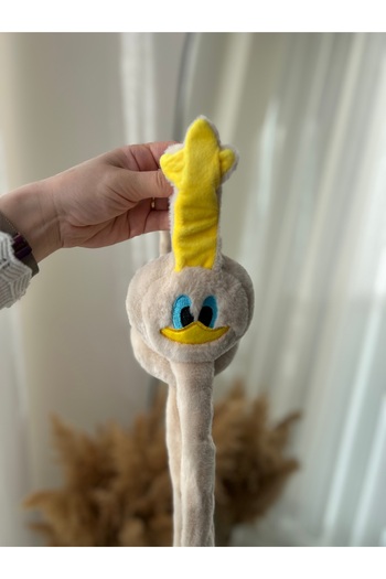 MevaCollection Children's Ear Warmer Protective Duck Earmuff with Plush Movable Movable Ear (Sound)
