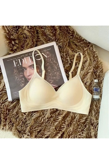 Snowdrop Laser Cut Soft Seamless Bralet Bra with Removable Pads