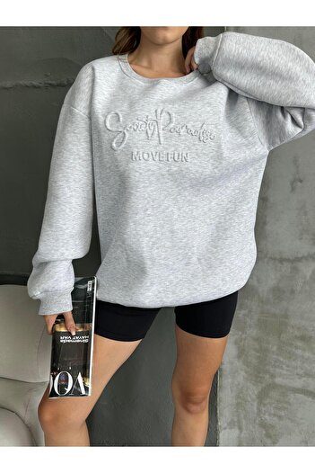 FERZOLAİO Move Unisex Melange Sweatshirt