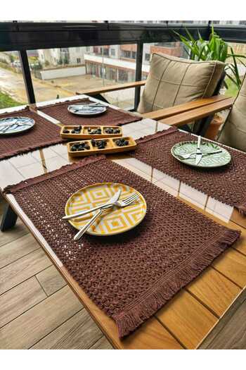 nonamino Cotton Knitted Lace Supla Set - 35X50