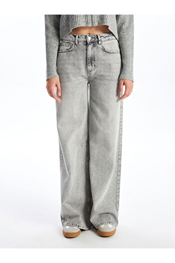 LC Waikiki Lcwk Wideleg női Jean nadrág