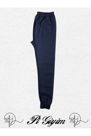 Pi Giyim Men's Winter Pajamas Raised Comfortable Soft Mesh Thick Underwear Sleepwear with Cuffs