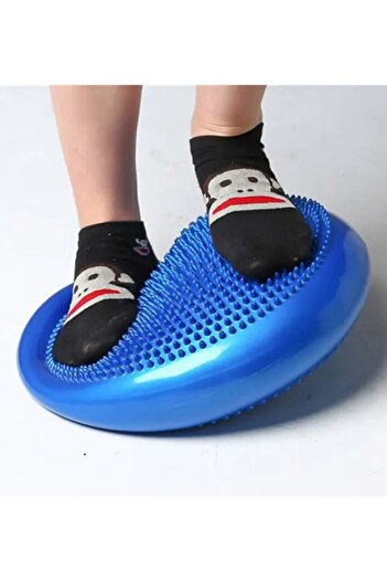 SULING Blue Barbed Air and Serrated Balance Cushion - 35 Cm