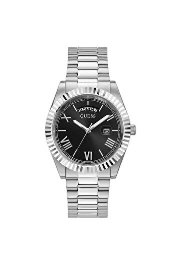 Guess Men's Metallic Gray Wristwatch Gugw0265G1
