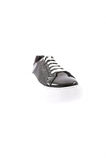DGN 877-23Y Women's Side Silver Jewelled Lace-Up Sneakers
