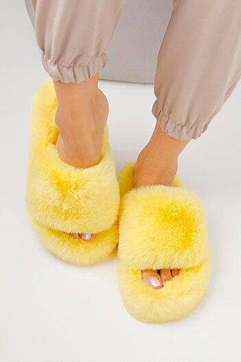 Beyond Light Yellow Extra Soft Women's House Slippers - 3cm BYND01