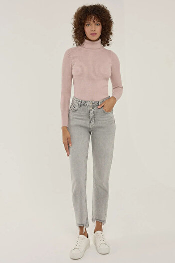 Hiccup Narrow Fit High Collar Sweater