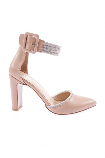 DGN Beige Women's Heeled Shoes - 43133910