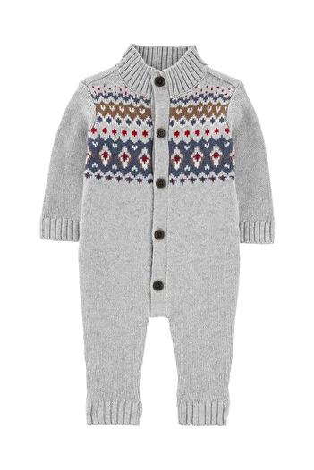 OshKosh Baby Boy Jumpsuit Gray