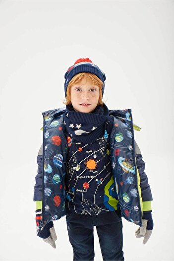Boboli Boy's Coat Patterned