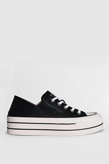 Lufian Pamela Genuine Leather 5cm Thick Sole Women's Sneakers