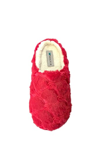 walkie Rosa Red House Slippers