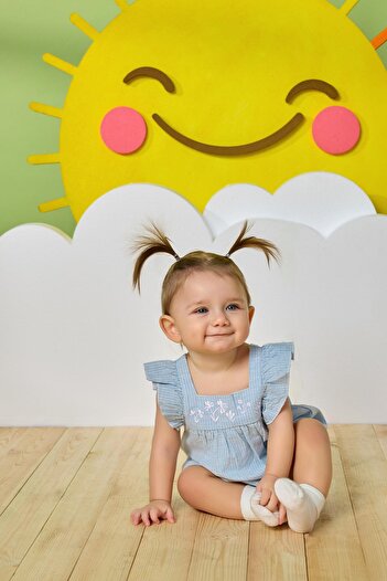 Miny Center Kız Bebek Ikılı Takım Mavi