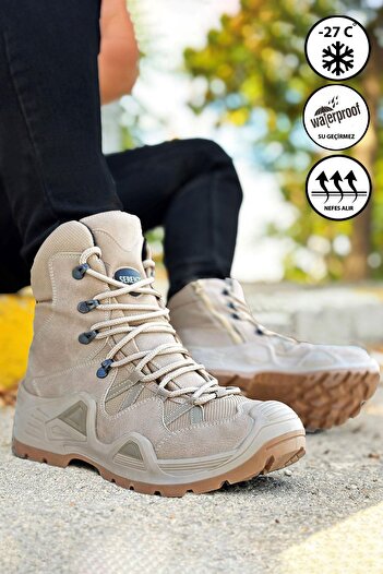 BIG KING Çöl Combat Gtx Waterproof Suya Dayanıklı Fermuarlı Bot