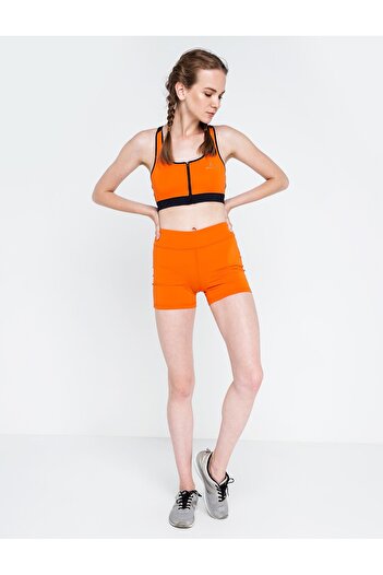 Pulsar Orange Vega Fitness Mini Shorts