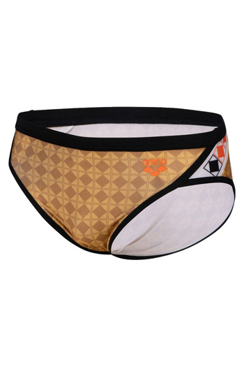 ARENA 50Th Gold Men's Yellow Swim Trunks006181305