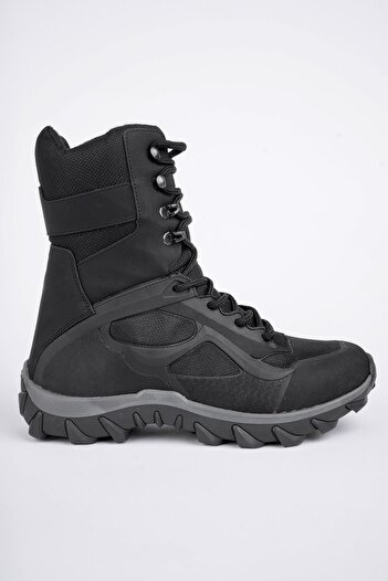 MUGGO Lovax Guaranteed Tactical Military Boots Desert Boots με φερμουάρ και κορδόνια