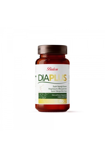 Balen Dia Plus Olive Making - Magnesium and Alpha Capsule 655mg * 60 Capsules