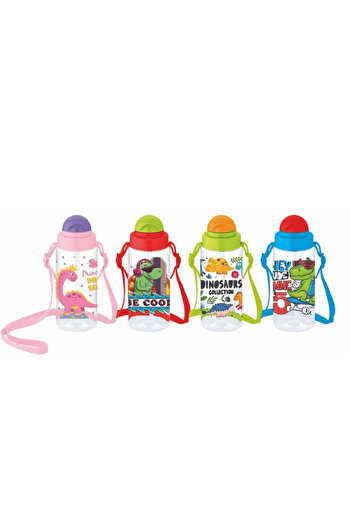 Alberto Piano 500 ml Piano Tritan Flask - Kids Pipe Dino Pymat-93 (Price Is for 1 Piece)