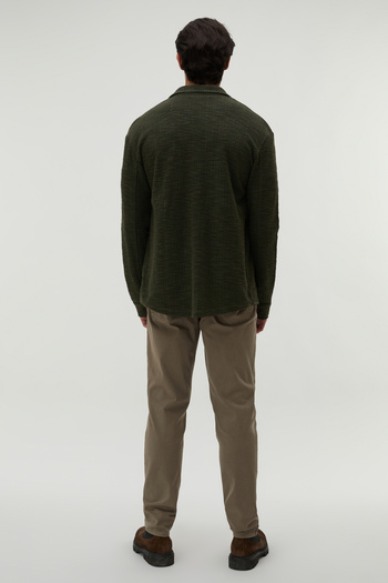 Mudo Regular Fit Textured Shirt Jacket