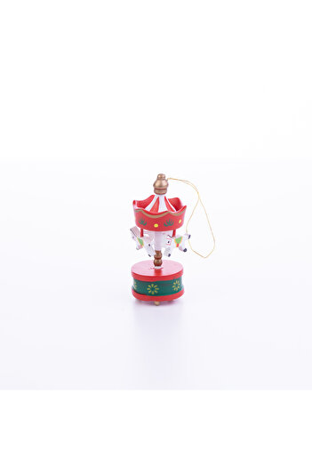 Bimotif New Year's ornament carousel, 8.5 cm, Red and Green 1 piece
