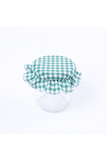 Bimotif Jar Lid Ornament, Small Checkered Mint 12 Pieces