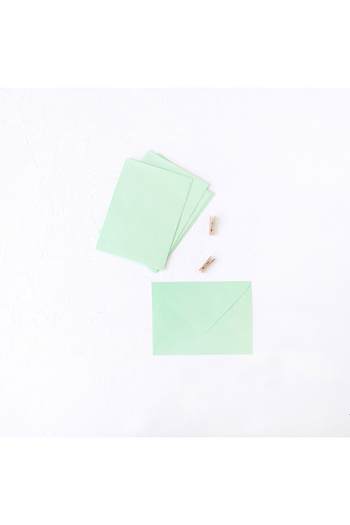 Bimotif Water Green Standard Envelope, 13X18 cm 20 Pieces